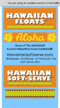 Mobile Screenshot of hawaiianfloats.com