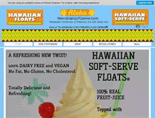 Tablet Screenshot of hawaiianfloats.com